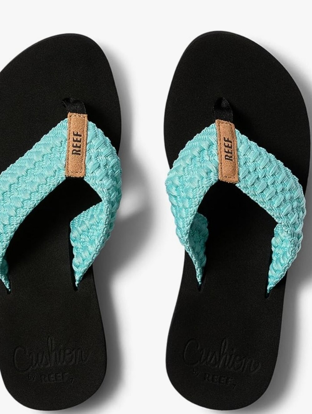 Reef Cushion Threads Flip-Flop Sandals- Aqua - Picture 5 of 13
